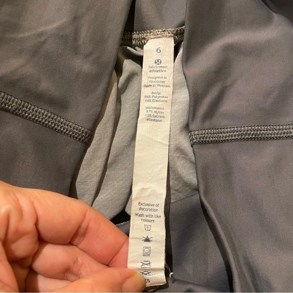 LULULEMON Women Gray Loose Fit Pants Size 6 - Picture 7 of 8